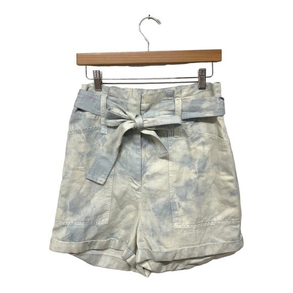NWOT A.L.C. | Davidson Bleached Blue Marble Shorts 4 - Picture 6 of 9